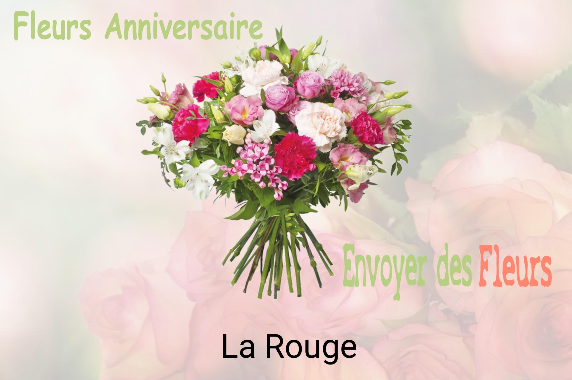 Bouquet de fleurs d’anniversaire livré à La Rouge